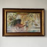 F.Fosso "Genovese" oil on canvas