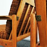 Set de 2 fauteuils en chêne années 1970