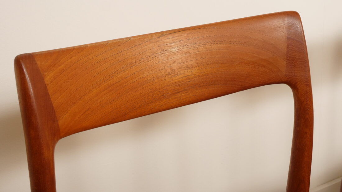 4 x vintage dining chairs | Niels Otto Møller | Model 77