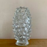 Large Rostrato vase in Murano glass by Ercole Barovier, Italy 1940.