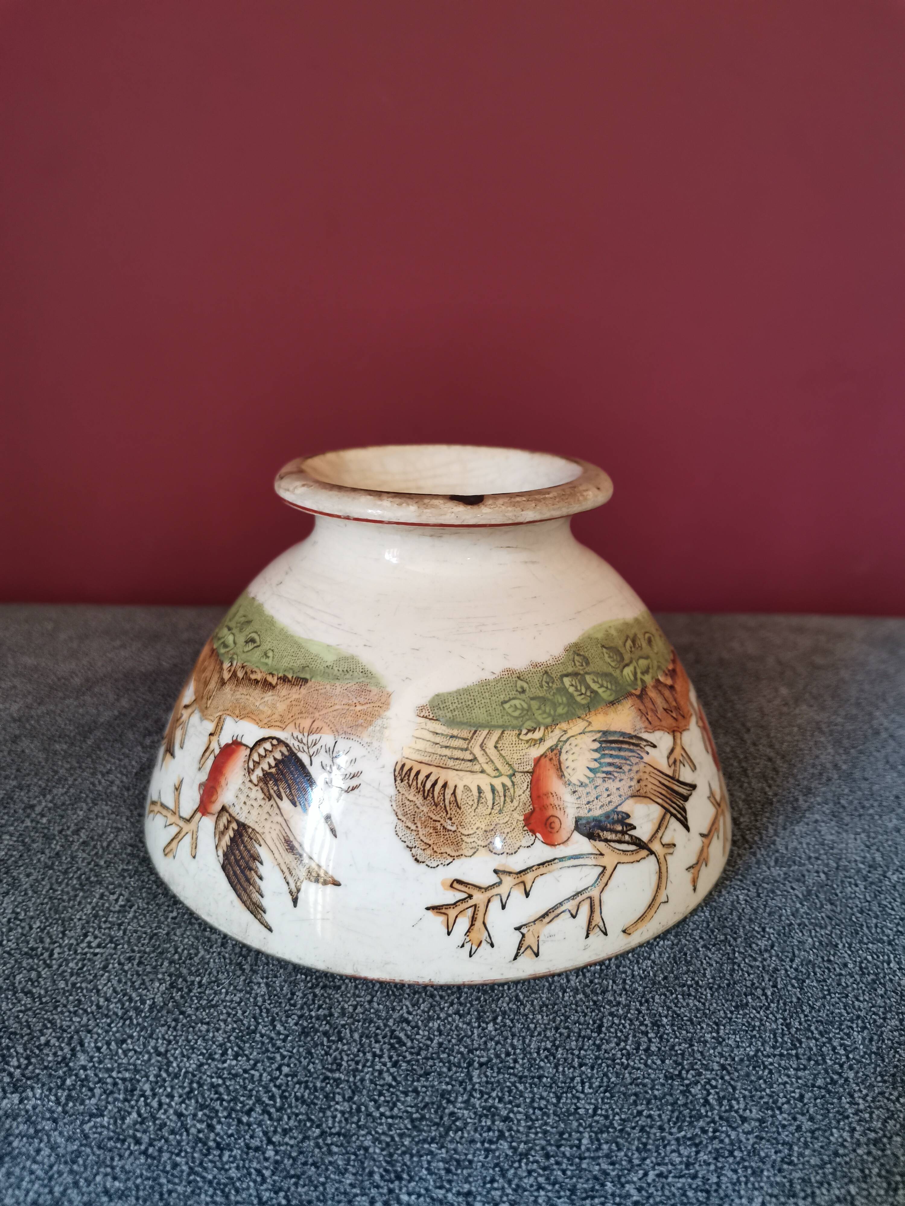 Old bowl Birds