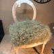 Louis XVI medallion chair, solid beech, unique traditional piece.