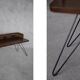 Vintage mid-century german walnut lady desk, 1950s