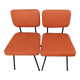 Paire de chaises C57 par Paul Geoffroy édition Airborne