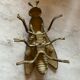 Golden metal insect ashtray