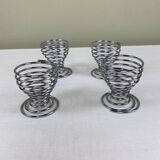 Designer spring egg cups