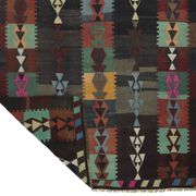 Turkish Anatolian Handmade Vintage Area Kilim Rug 286 cm x 188 cm