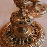 19th century bronze table ends