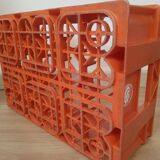 Vintage Orangina advertising bottle crate