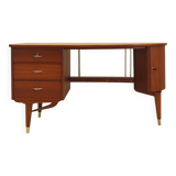 Mahogany desk, Norwegian design, 1960s, production: Sola Møbler