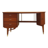 Mahogany desk, Norwegian design, 1960s, production: Sola Møbler