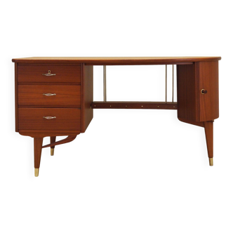 Mahogany desk, Norwegian design, 1960s, production: Sola Møbler