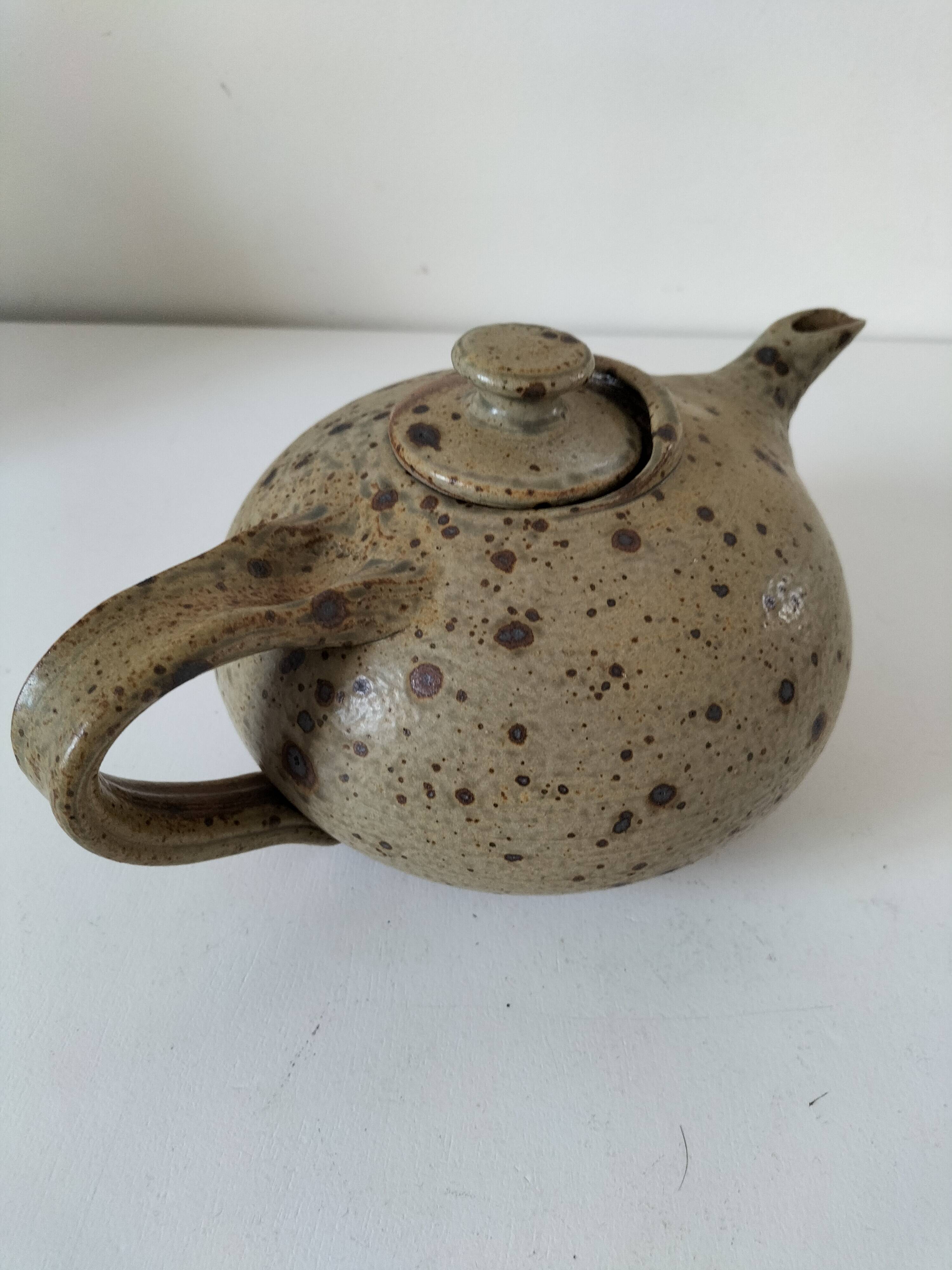 Théière en grès de Puisaye – années 60/70