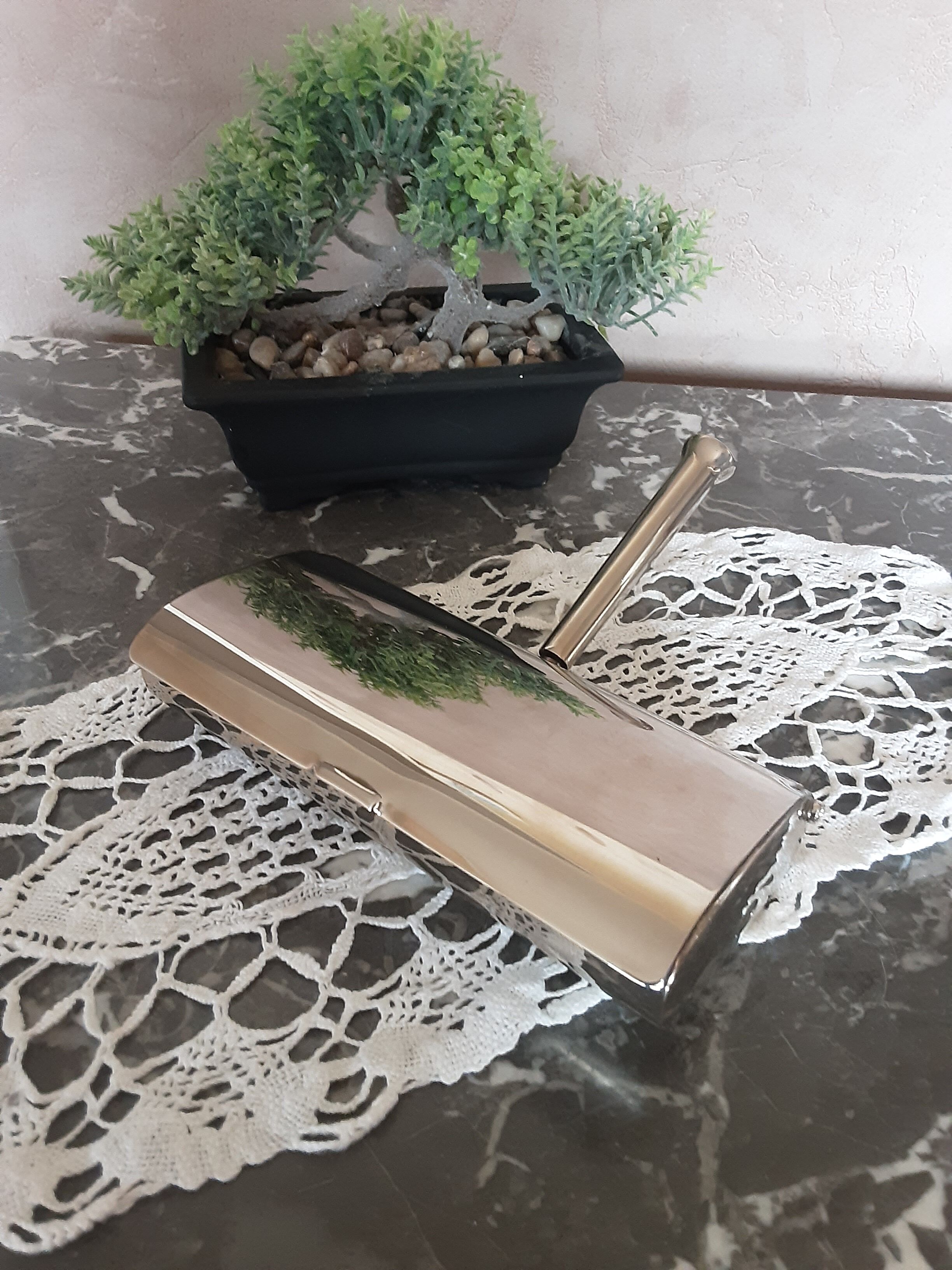 Solid stainless steel crumb pickup - vintage