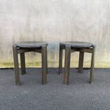 Solid pine stools 1980