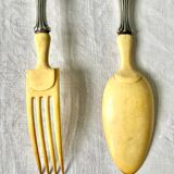 19th century salad servers