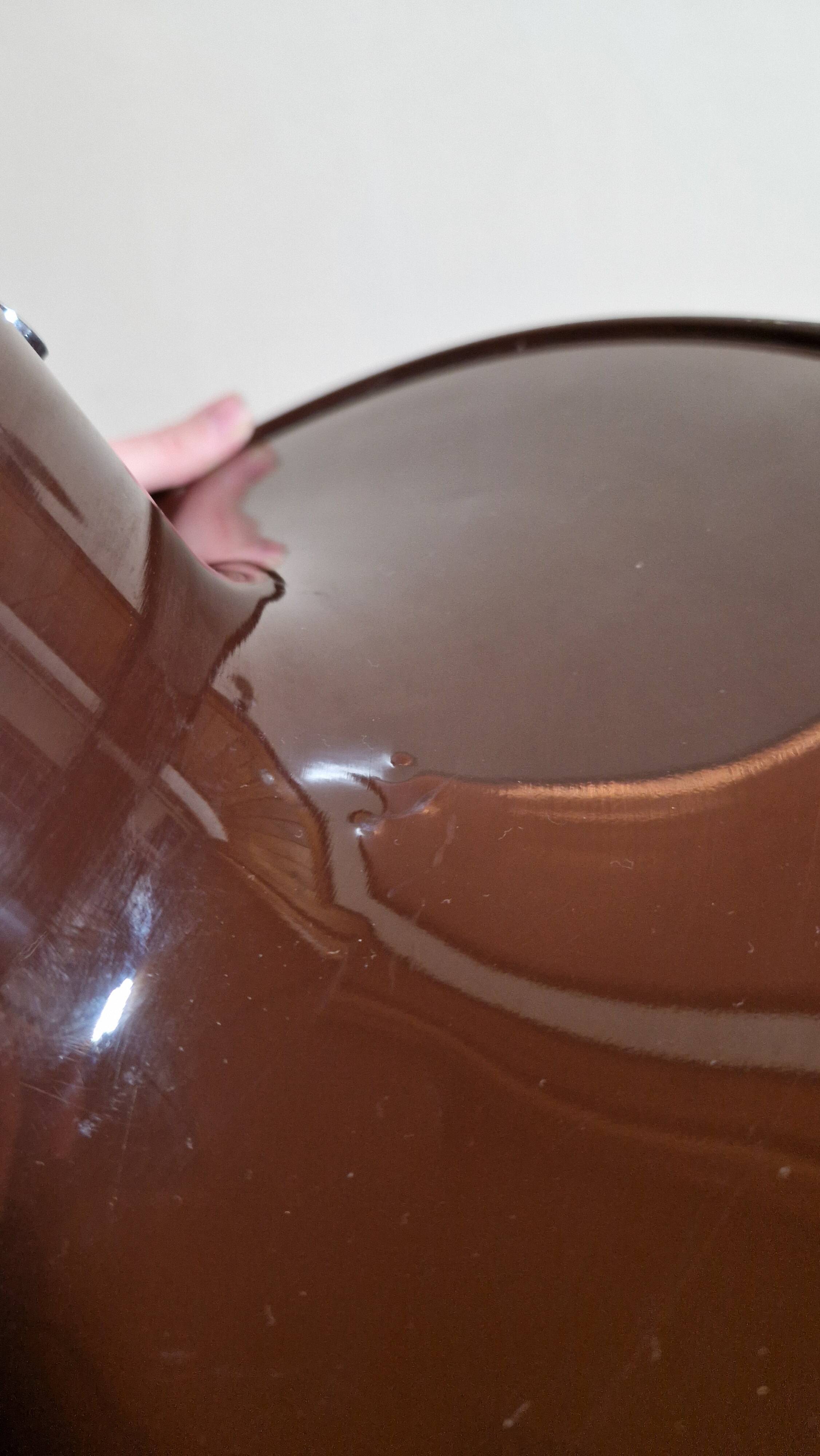 Hanging bronze UFO lamp from Ikea