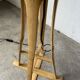 Bamboo and straw floor lamp 1980