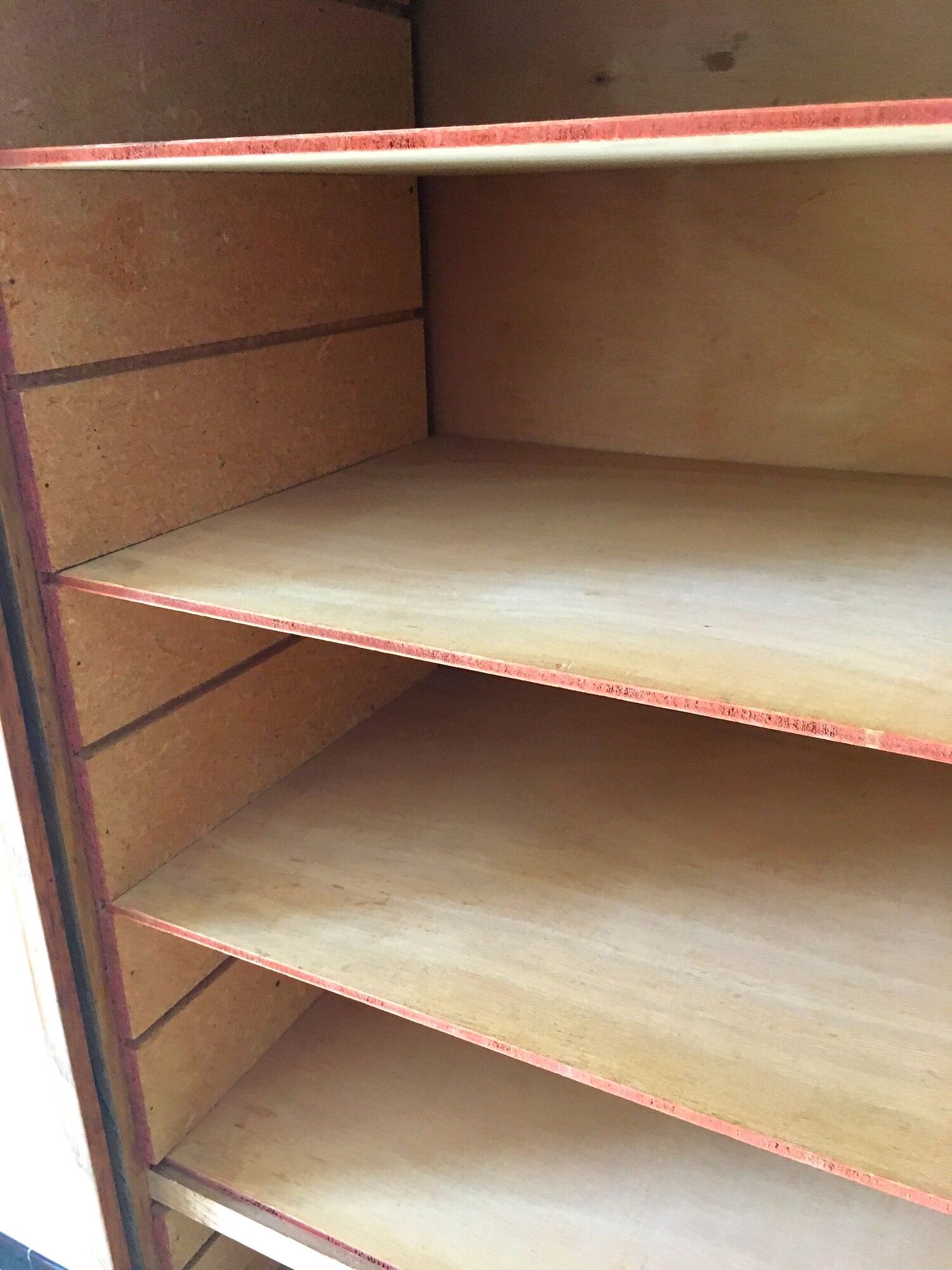 Workbook to curtain vintage 50s Honey Oak