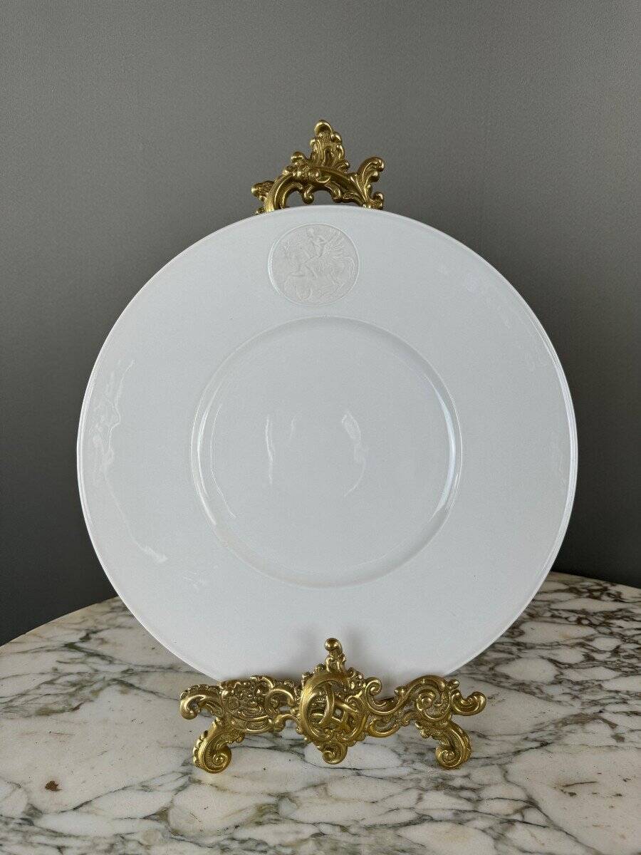 Kmp Berlin Porcelain Flatware and Dessert Plates Set, 20th Century