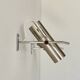 Pair of vintage wall sconces by Alain Richard, metal and aluminium, France.