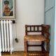 Fireplace bobbin chair