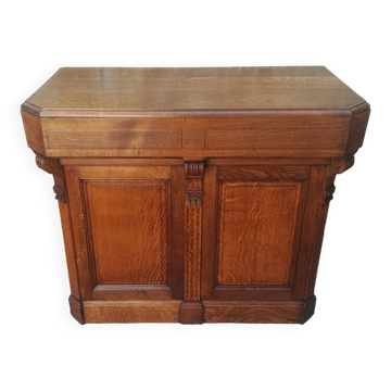 Solid oak counter
