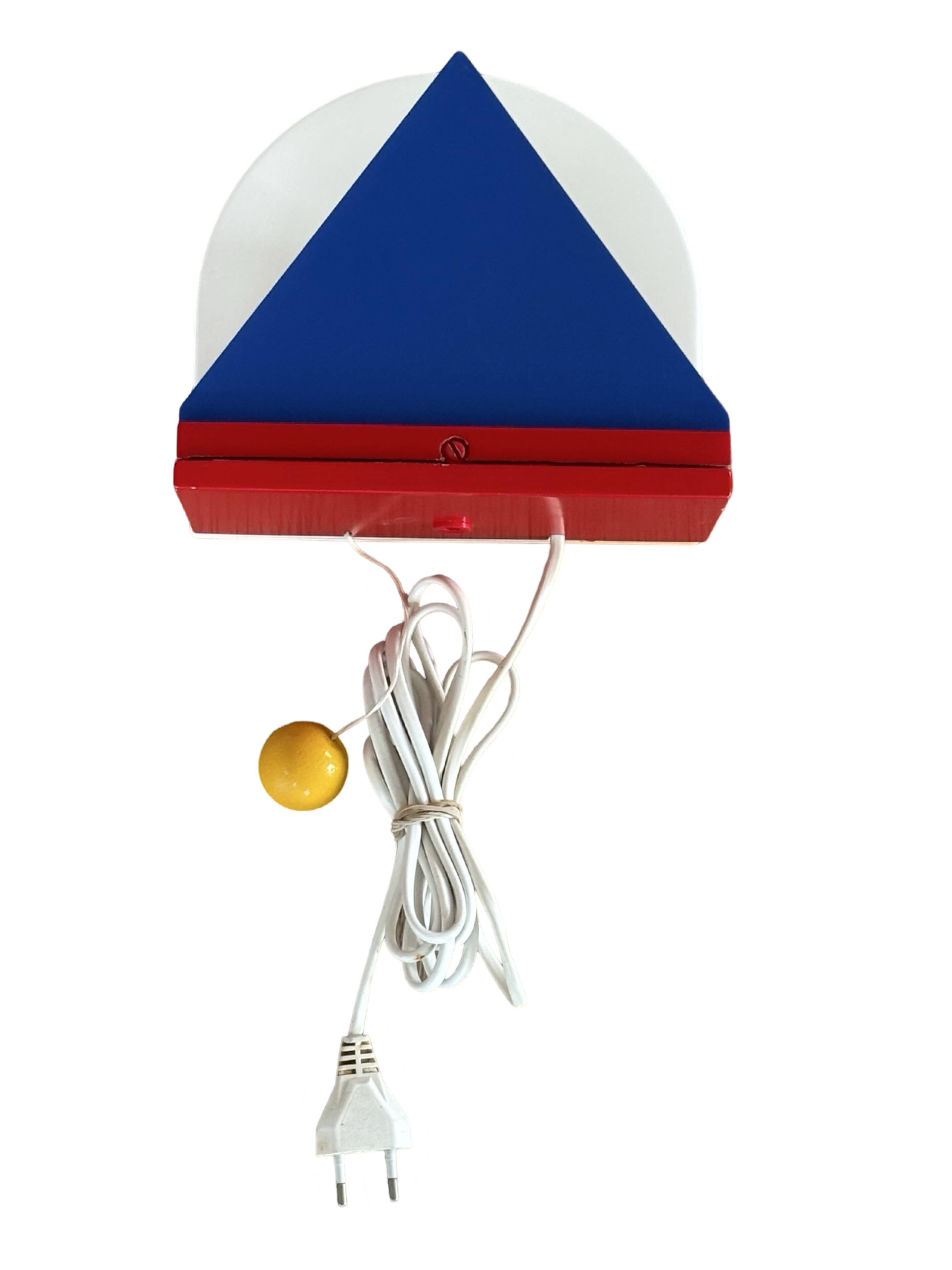 Vintage Ikea Wall Lamp Memphis Style, 1980S