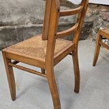 3 chaises style Pierre Cruège 1940 1950