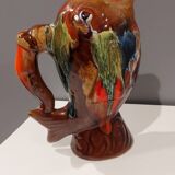 Pichet poisson en faïence Vallauris, 1970