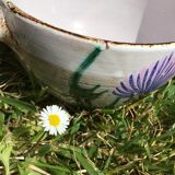 Bowl Vallauris décor thistles diameter 13cm