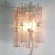 Paolo Venini pair of Murano glass wall lights, Italy 1960s