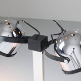 Lampe de table Trepiù argentée par Gae Aulenti & Livio Castiglioni pour Stilnovo, 1971