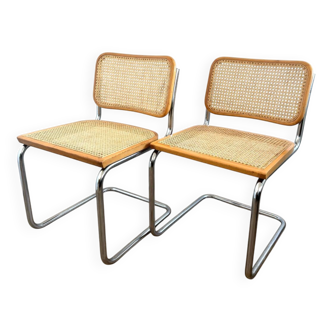 Paire de chaises Breuer Cesca B32