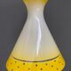 Suspension en verre jaune années 1960