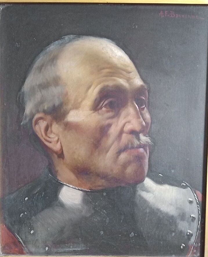 Portrait oil on panel