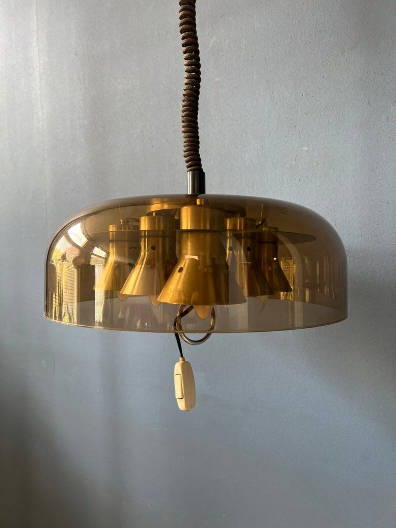 Pendant lamp Herda space age 70s