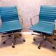 Turquoise office chair