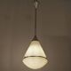 Iconic pendant lamp "Luzette" by Peter Behrens for Siemens, c. 1910s