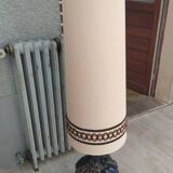 Large vintage ceramic floor lamp from the 70s