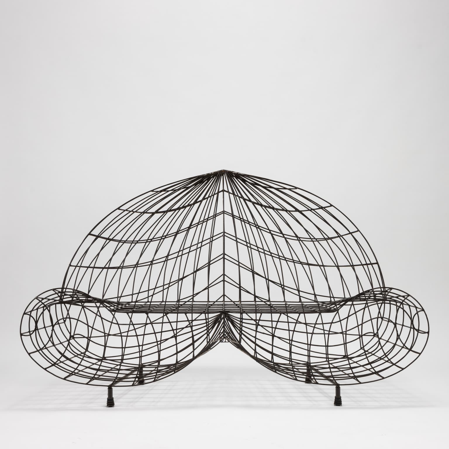Vintage canapé Cuore, Minimalisti series, design by Anacleto Spazzapan, iron.