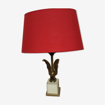 Lampe à poser avec moulure en laiton