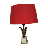 Lamp to lay with brass molding