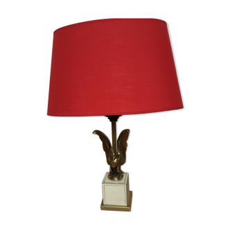 Lamp to lay with brass molding