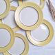 Yellow dinner plates from Moulin des Loups