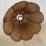 Jute flower lampshade