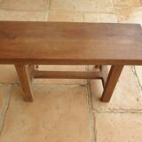 Solid oak bench