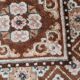 Tapis Vintage Mongol de Collection Fait Main – 52 x 60 cm - 1C1000