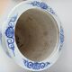 Large blue white pot cover 40cm Large Vietnam ceramic blue white around 1900