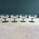Ensemble de quatre verres à liqueur vintage français